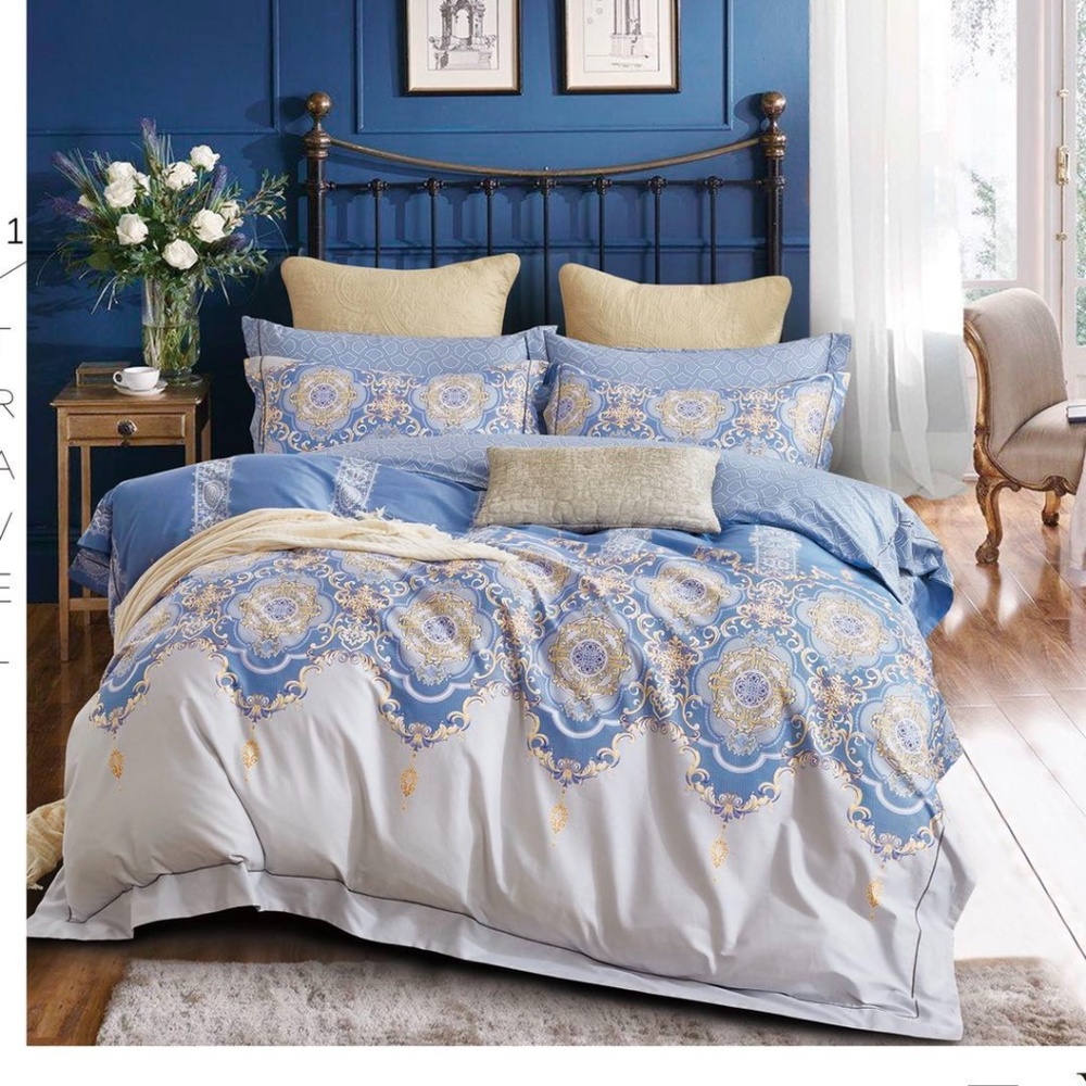 Brand New 3pc duvet cover set 100% cotton